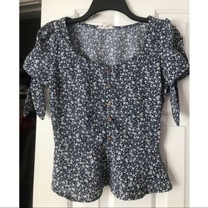 Adorable Peasant Navy / White Top